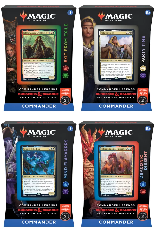 Kartová hra Magic: The Gathering Commander Legends Dandamp;D: Battle for Baldurs Gate - Commander Deck Set