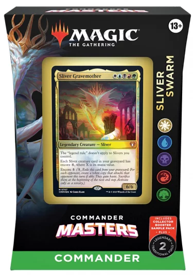 Kartová hra Magic: The Gathering Commander Masters Sliver Swarm (Commander Deck)