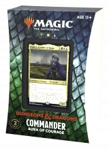 Kartová hra Magic: The Gathering Dungeons and Dragons: Adventures in the Forgotten Realms - Aura of Courage (Commander Deck)