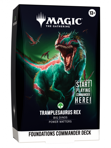 Kartová hra Magic: The Gathering - Foundations Commander Deck - Tramplesaurus Rex
