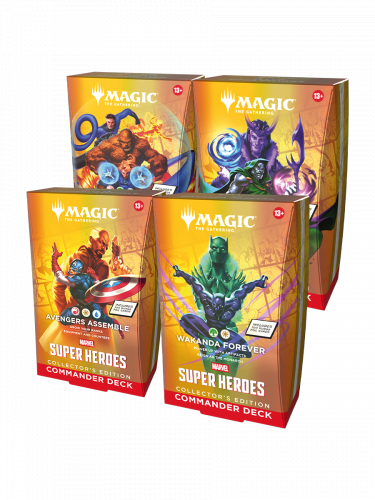 Kartová hra Magic: The Gathering Marvel Super Heroes - Commander Deck Set Collector's Edition