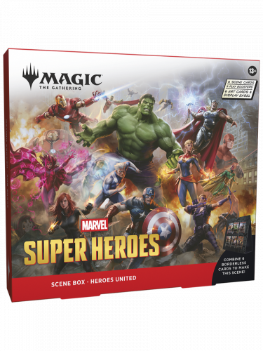 Kartová hra Magic: The Gathering Marvel Super Heroes - Heroes United Scene Box