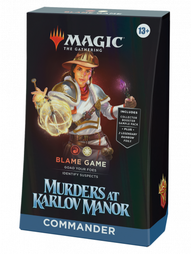 Kartová hra Magic: The Gathering Murders at Karlov Manor - Blame Game Commander Deck