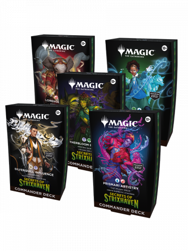 Kartová hra Magic: The Gathering Secrets of Strixhaven - Commander Deck Set