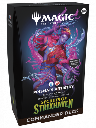 Kartová hra Magic: The Gathering Secrets of Strixhaven - Prismari Artistry Commander Deck