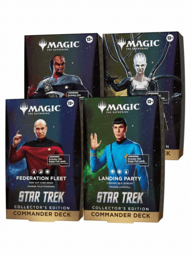 Kartová hra Magic: The Gathering - Star Trek - Collector's edition Commander Deck Set