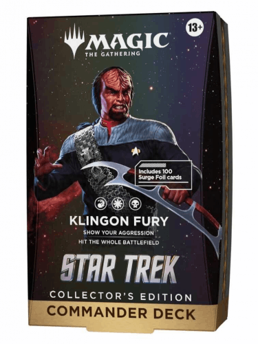 Kartová hra Magic: The Gathering - Star Trek - Klingon Fury Collector's edition Commander Deck