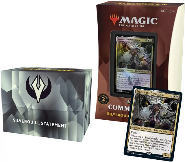 Kartová hra Magic: The Gathering Strixhaven - Silverquill Statement (Commander Deck)