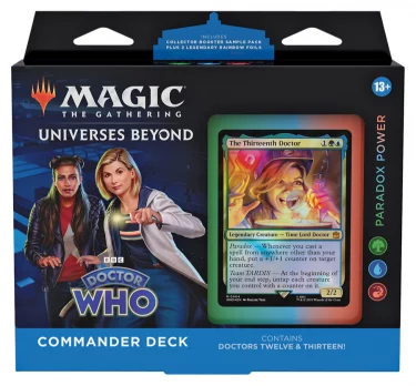 Kartová hra Magic: The Gathering Universes Beyond - Doctor Who - Paradox Power (Commander Deck)