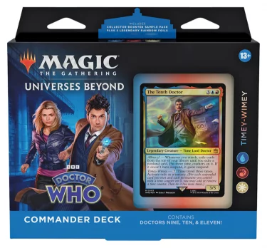 Kartová hra Magic: The Gathering Universes Beyond - Doctor Who - Timey-Wimey (Commander Deck)