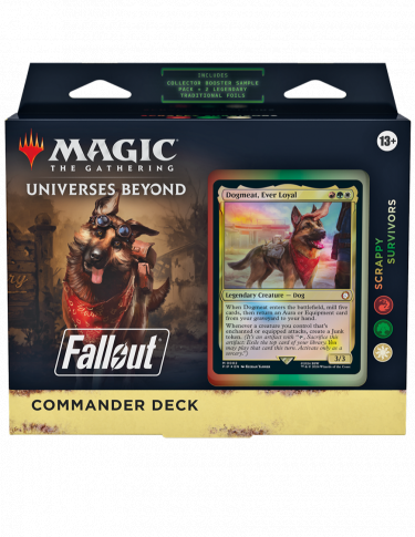 Kartová hra Magic: The Gathering Universes Beyond - Fallout - Scrappy Survivors (Commander Deck)