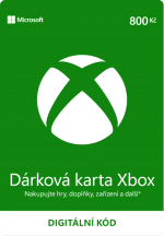 Microsoft Xbox Live - Darčeková karta 800 kč [pre CZ účty] - digital