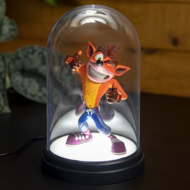 Lampička Crash Bandicoot - Crash Bell Jar Light