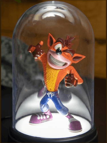 Lampička Crash Bandicoot - Crash Bell Jar Light