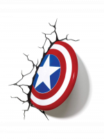 Lampička Marvel - Captain America Shield 3D