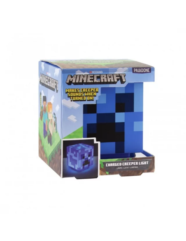 Lampička Minecraft - Charged Creeper