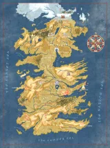 Puzzle Game of Thrones - Cersei Lannister Westeros Map