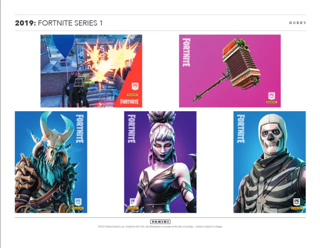 Zberateľské karty Fortnite - booster (Series 1)