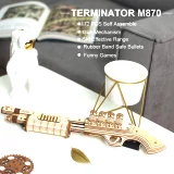 Stavebnica - brokovnica Terminator M870 (drevená)