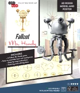 Stavebnica Fallout - Mr. Handy (drevená)
