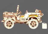 Stavebnica - Jeep 4x4 (drevená)