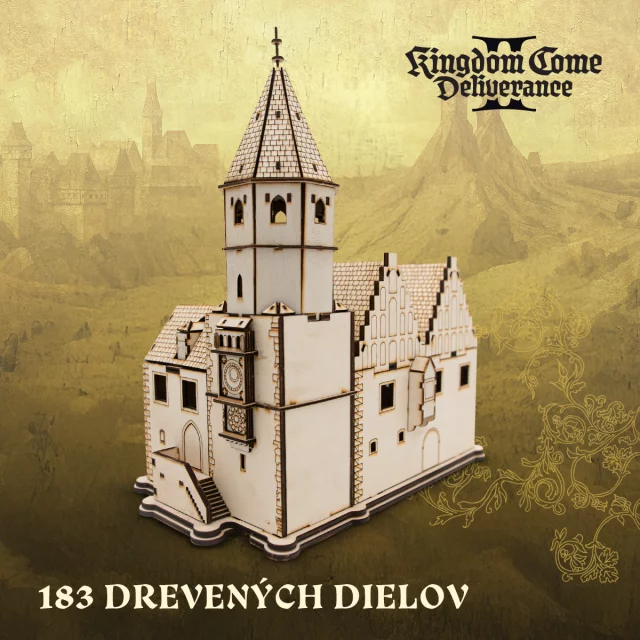 Stavebnica Kingdom Come: Deliverance II - Kutnohorský orloj (drevená)