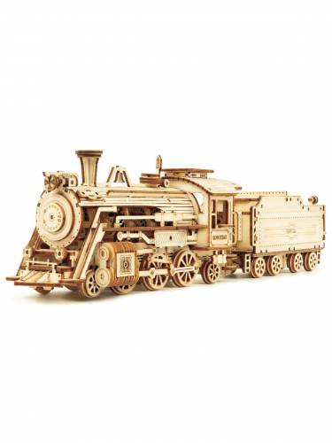 Stavebnica - Rušeň Prime Steam Express (drevená)