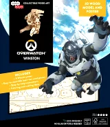 Stavebnica Overwatch - Winston (drevená)