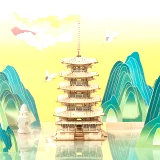 Stavebnica - Pagoda (drevená)