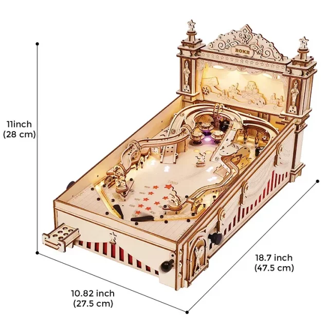 Stavebnica - Pinball Machine (drevená)