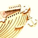 Stavebnica - Rybárska loď (drevená)