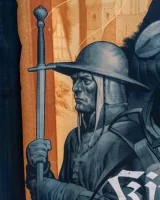 Tapestry Kingdom Come: Deliverance II - Keyart João Ruas (obraz na textilu)