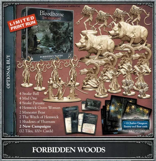 Stolová hra Bloodborne - Forbidden Woods EN (rozšírenie)