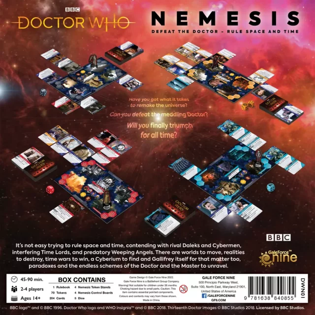 Stolová hra Doctor Who: Nemesis EN