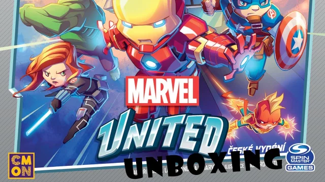 Unboxing české verze Marvel United s rozšířeními
