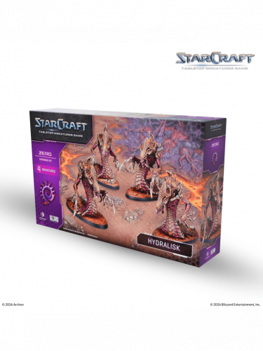 Stolová hra StarCraft – Tabletop Miniature Game – Hydralisk – Expansion Set (4 figúrky)