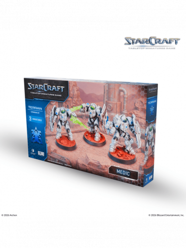 Stolová hra StarCraft – Tabletop Miniature Game – Medic – Expansion Set (3 figúrky)