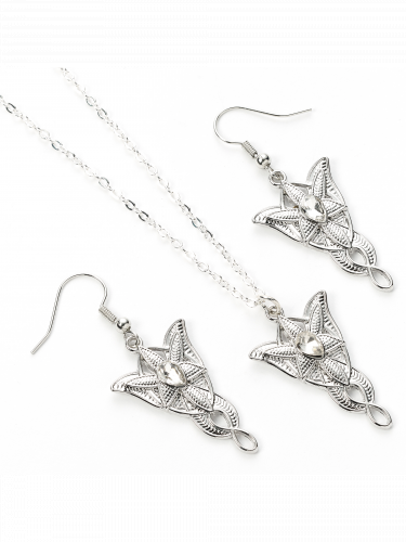 Darčekový set Lord of the Rings – Arwen Evenstar (prívesok, náušnice)