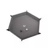Dice Tray Gamegenic - Magnetic - Hexagonal Black/Gray - Kocky a doplnky