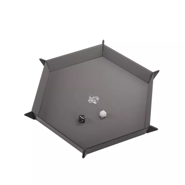 Dice Tray Gamegenic - Magnetic - Hexagonal Black/Gray - Kocky a doplnky