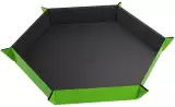 Dice Tray Gamegenic - Magnetic - Hexagonal Black/Green - Kocky a doplnky