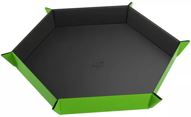 Dice Tray Gamegenic - Magnetic - Hexagonal Black/Green - Kocky a doplnky