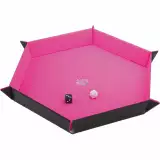 Dice Tray Gamegenic - Magnetic - Hexagonal Black/Pink - Kocky a doplnky