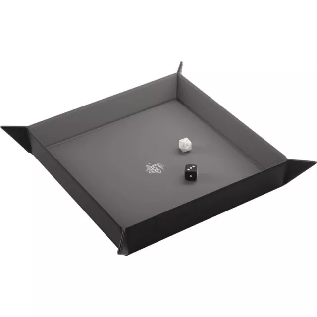 Dice Tray Gamegenic - Magnetic - Square Black/Grey - Kocky a doplnky