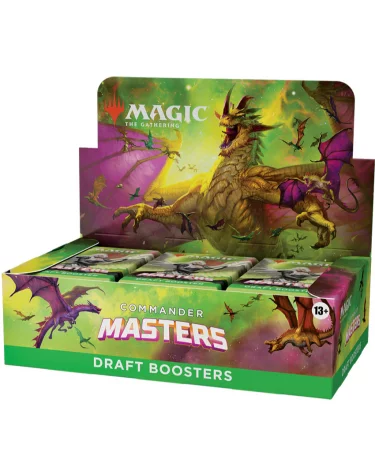 Kartová hra Magic: The Gathering Commander Masters Draft Booster Box (24 boosterov)
