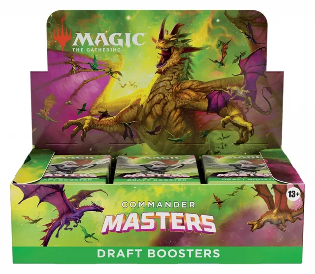 Kartová hra Magic: The Gathering Commander Masters Draft Booster Box (24 boosterov)