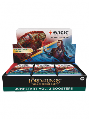 Kartová hra Magic: The Gathering Universes Beyond - LotR: Tales of the Middle Earth - Jumpstart Vol. 2 Booster Box (18 boosterů)