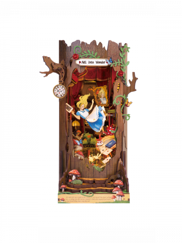 Stavebnica – zarážka na knihy Fall Into Wonder (drevená)