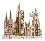 Stavebnica Harry Potter - Hogwarts Castle (drevená) - Ugears - Wooden 3D Puzzles