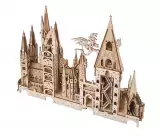 Stavebnica Harry Potter - Hogwarts Castle (drevená) - Ugears - Wooden 3D Puzzles